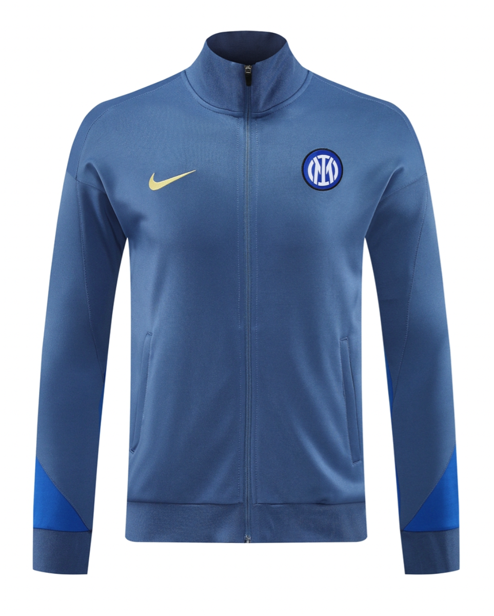 Inter Milan 24/25 Men's Blue Long Zip Jacket