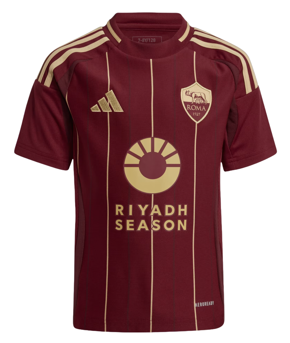 AS Roma 24/25 Kid's Home Shirt and Shorts