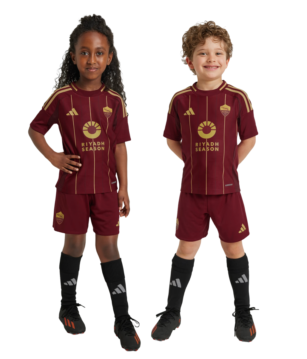 AS Roma 24/25 Kid's Home Shirt and Shorts