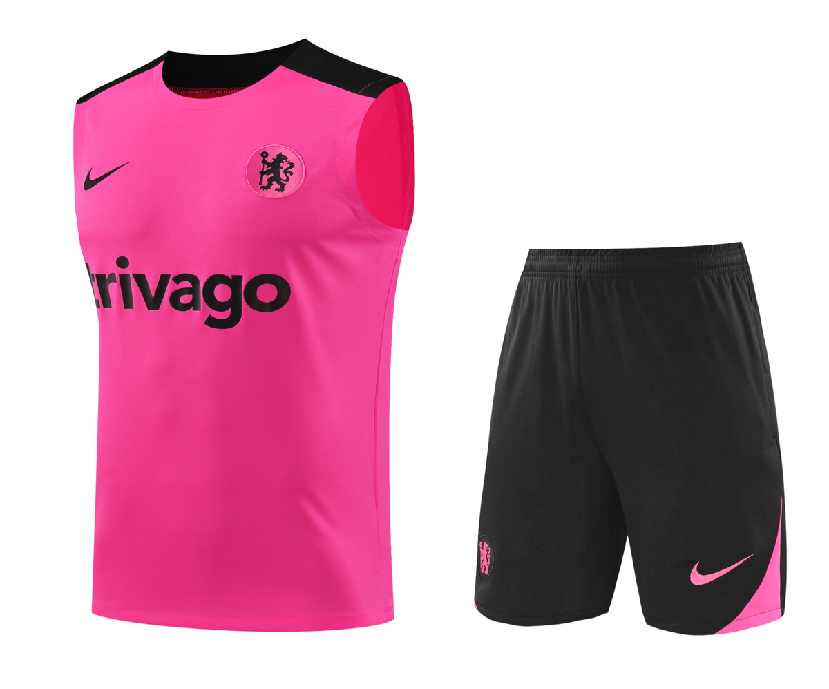 Chelsea 24/25 Men's Pink Training Tank Top