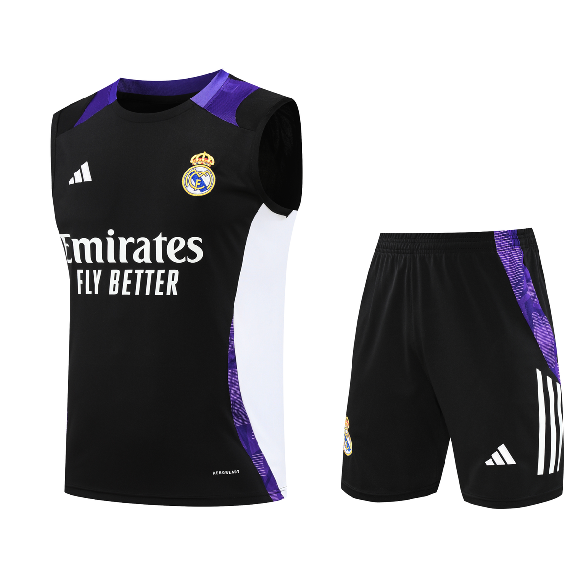Real Madrid 24/25 Men's Black Training Tank Top