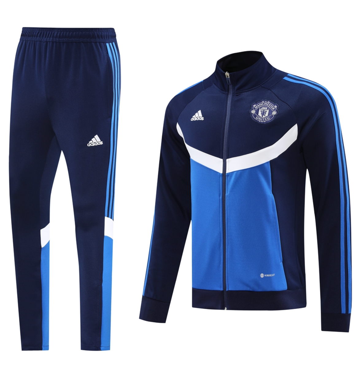 Manchester United 24/25 Men's Blue Long Zip Jacket