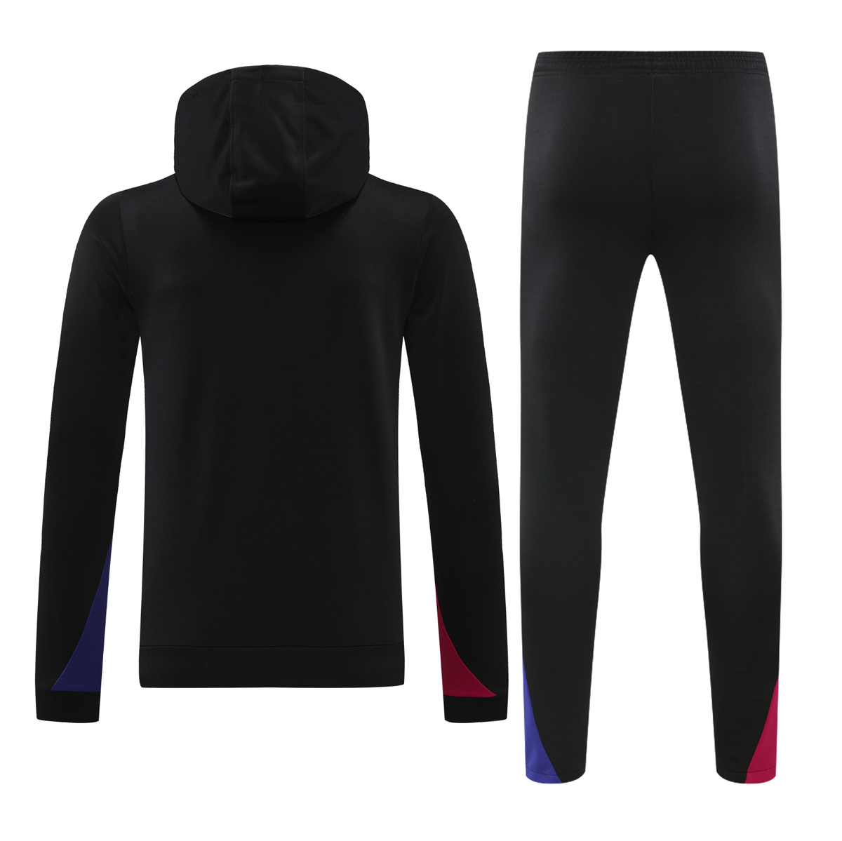 Barcelona 24/25 Men's Black Hoodie Tracksuit