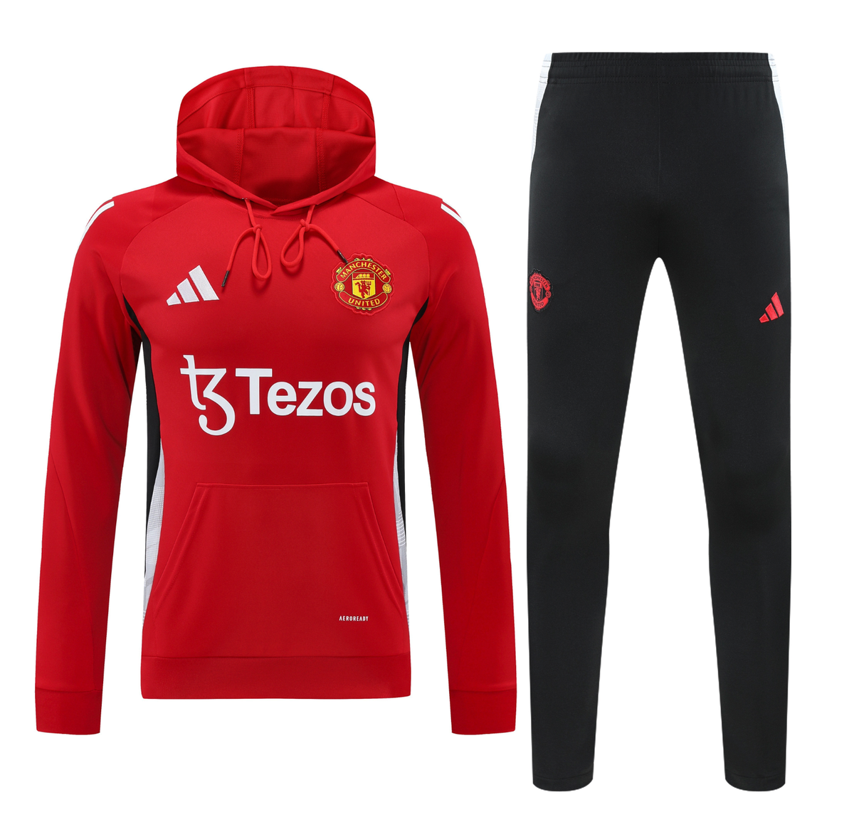 Manchester United 24/25 Men's Red Hoodie Tracksuit