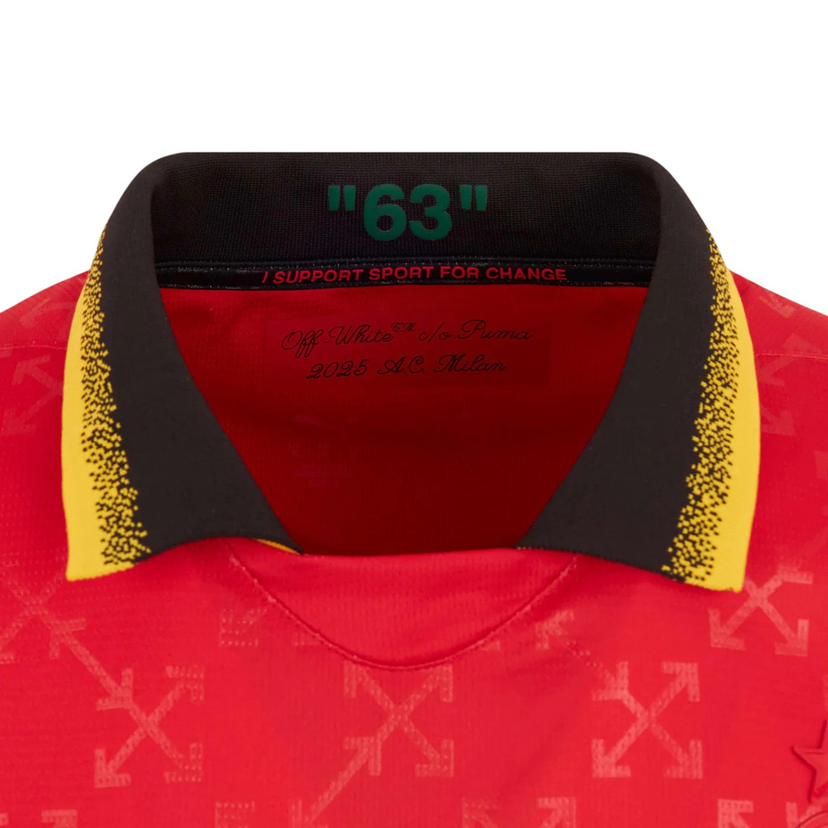 AC Milan x OFF-WHITE™ 24/25 Stadium Men's Red Shirt