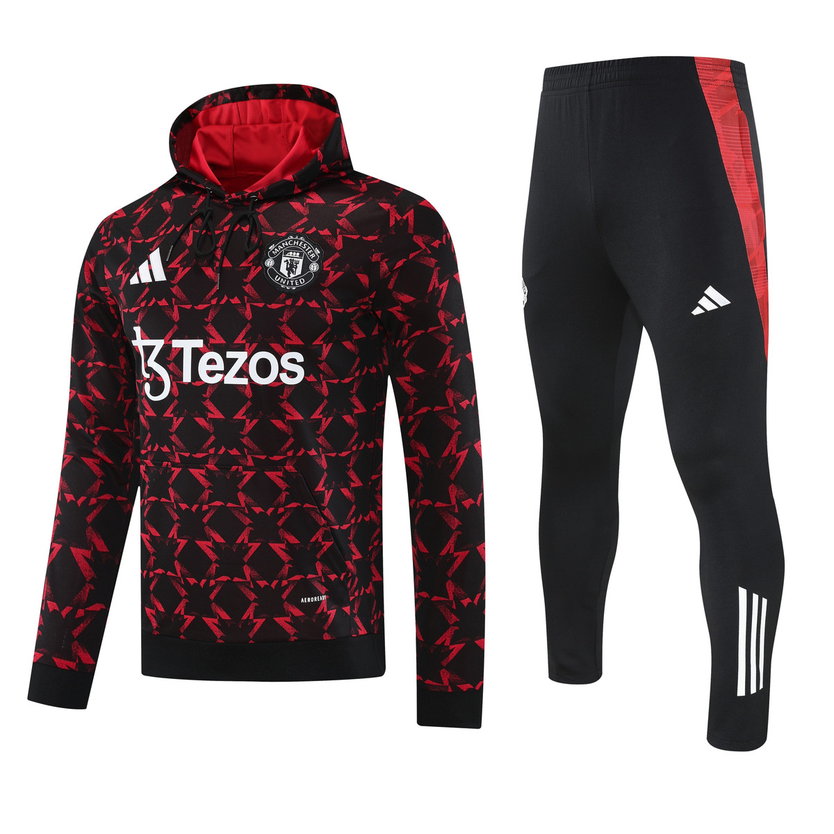 Manchester United 24/25 Men's Patterns Hoodie Tracksuit