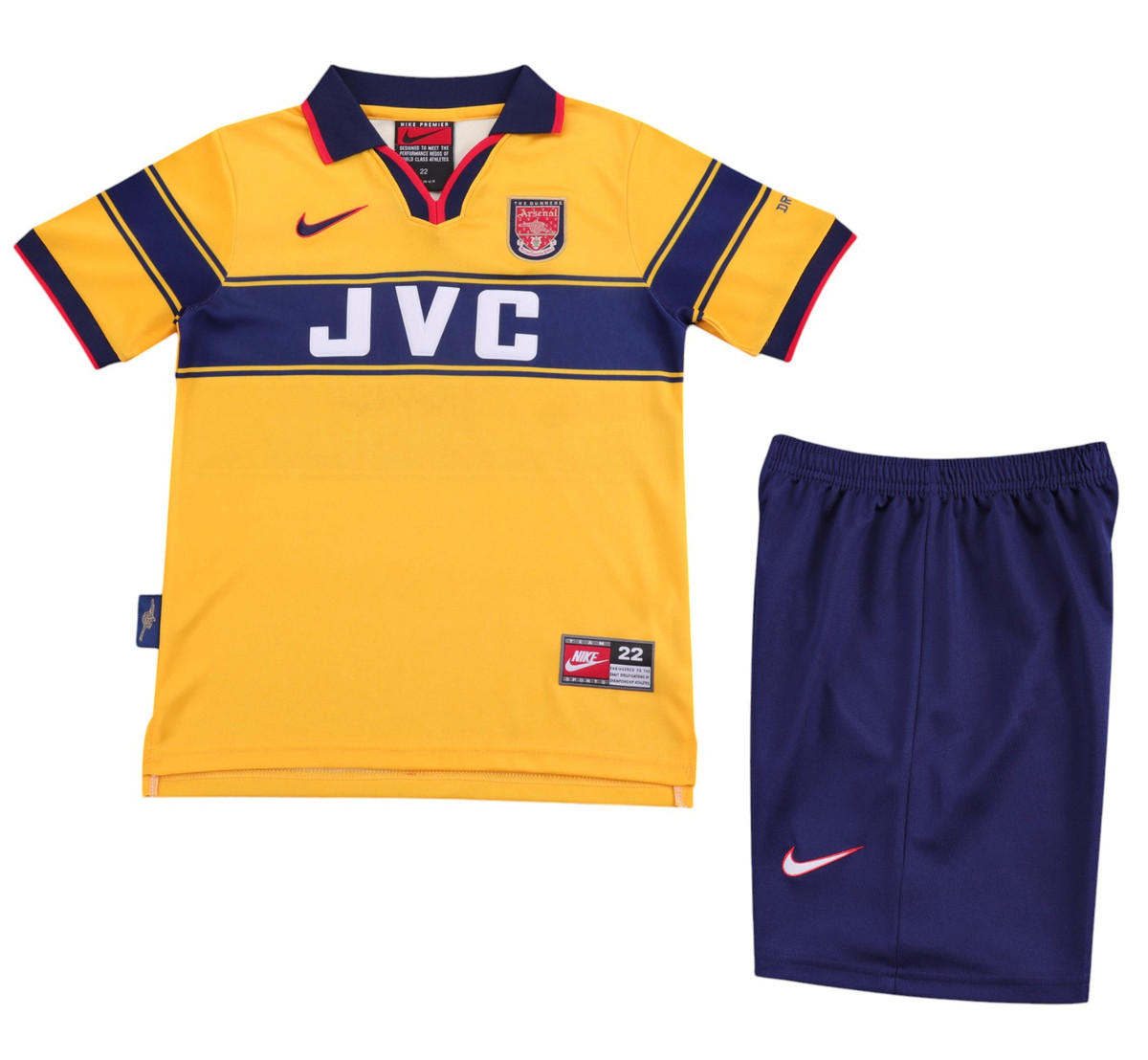 Arsenal 97/99 Kid's Away Retro Mini-Kit