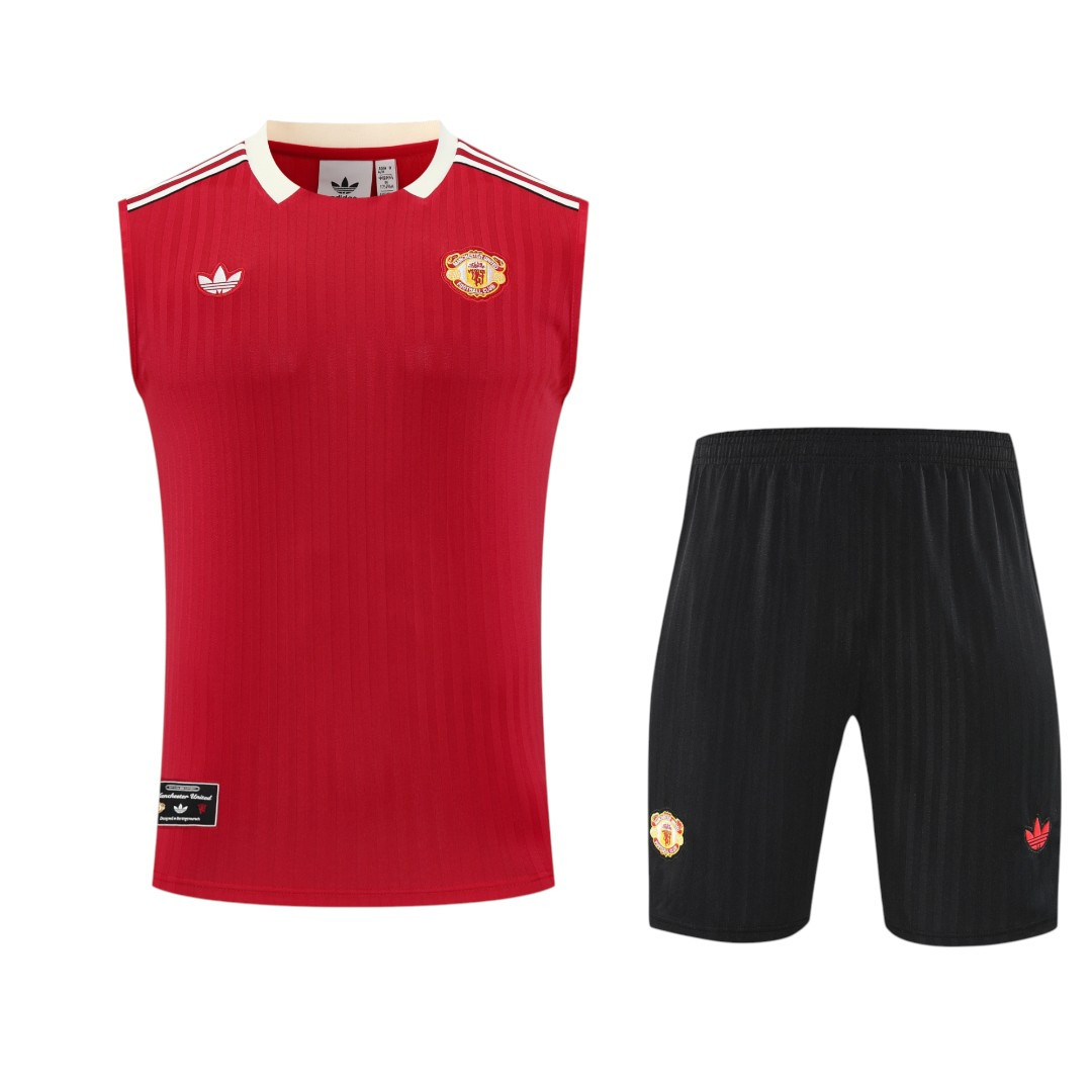 Manchester United 25/26 Men's Red Terrace Icon Tank Top