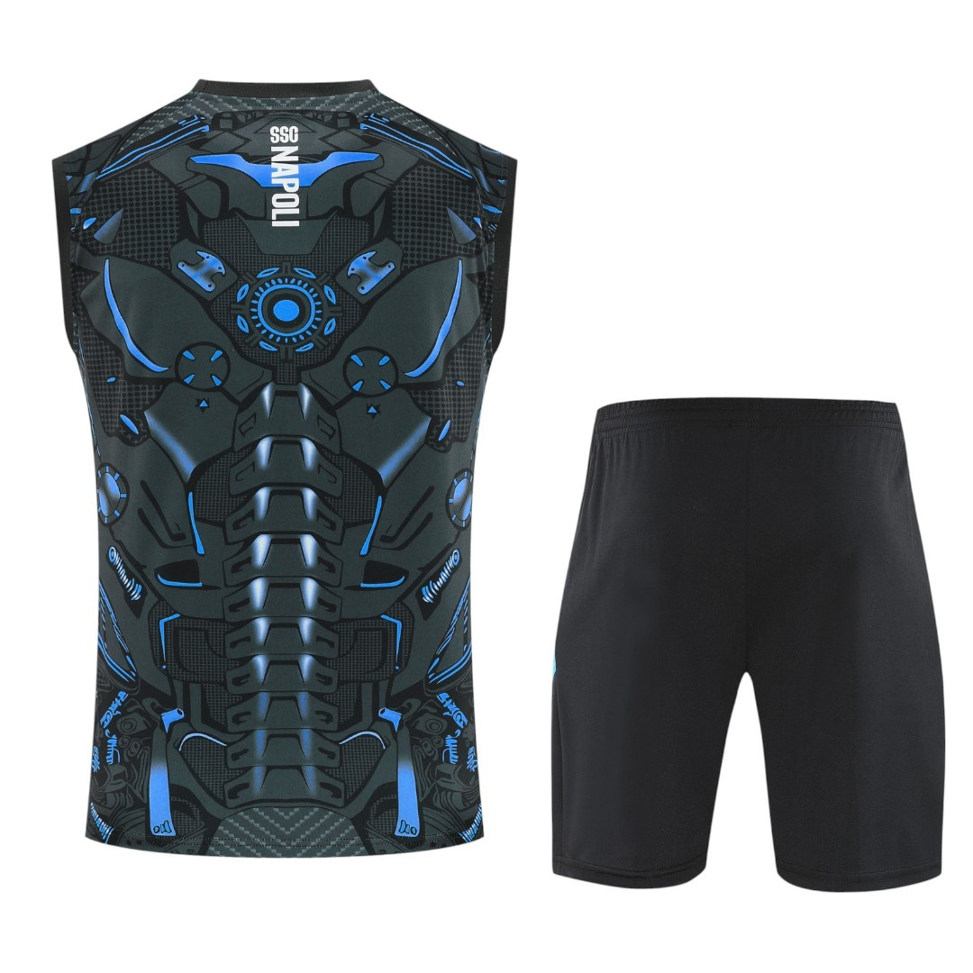 SSC Napoli 25/26 Men's Black Training Tank Top
