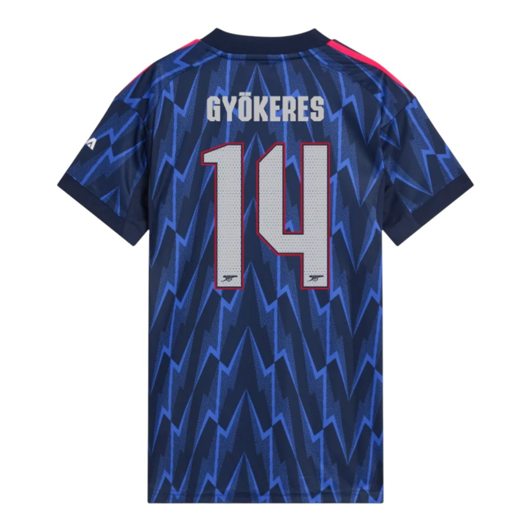GYÖKERES #14 Arsenal 25/26 Kid's Away Mini-Kit - Arsenal Font