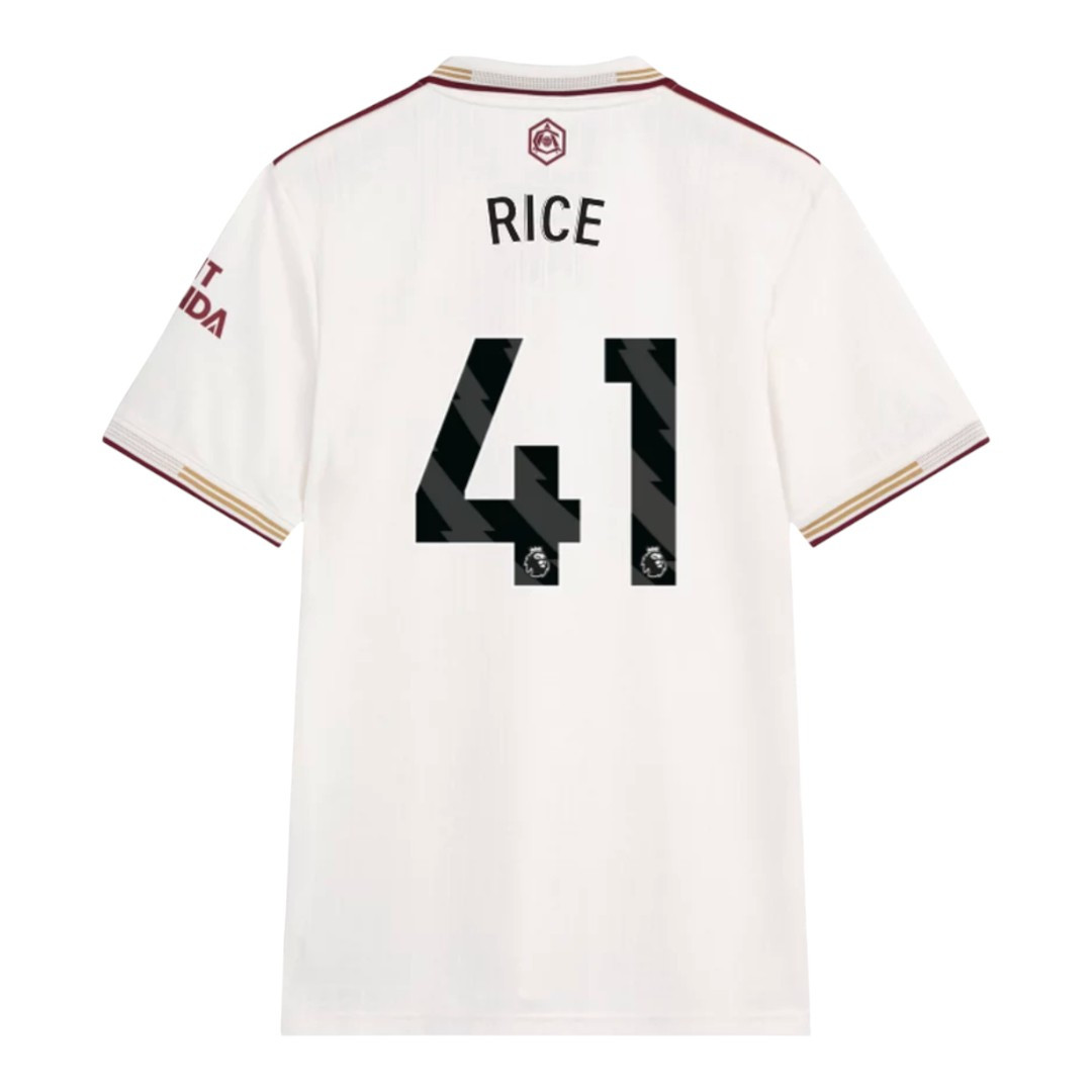 RICE #41 Arsenal 25/26 Authentic Men's Third Shirt - PL Font