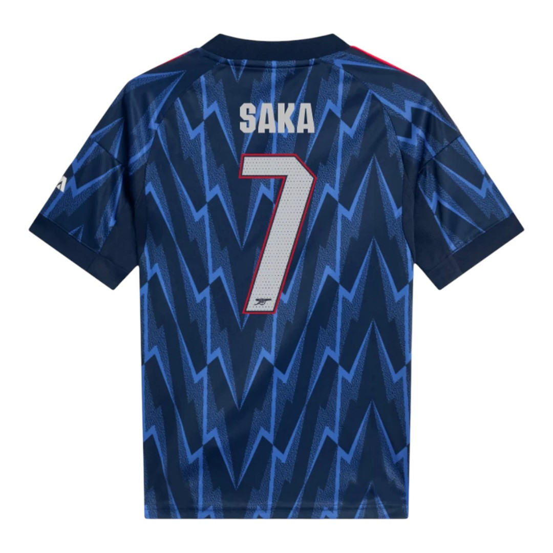 SAKA #7 Arsenal 25/26 Women's Away Shirt - Arsenal Font