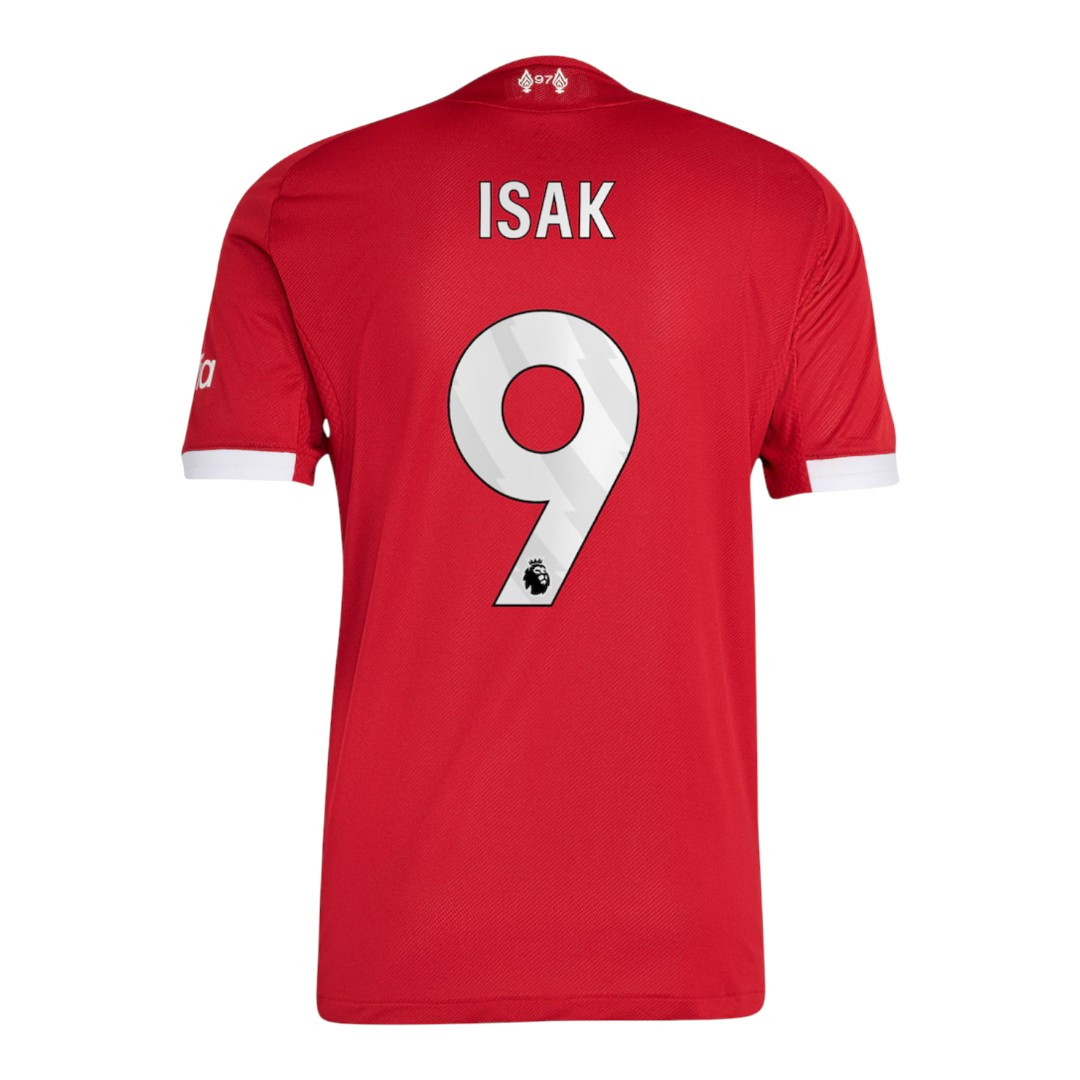 ISAK #9 Liverpool 25/26 Authentic Men's Home Shirt - PL Font