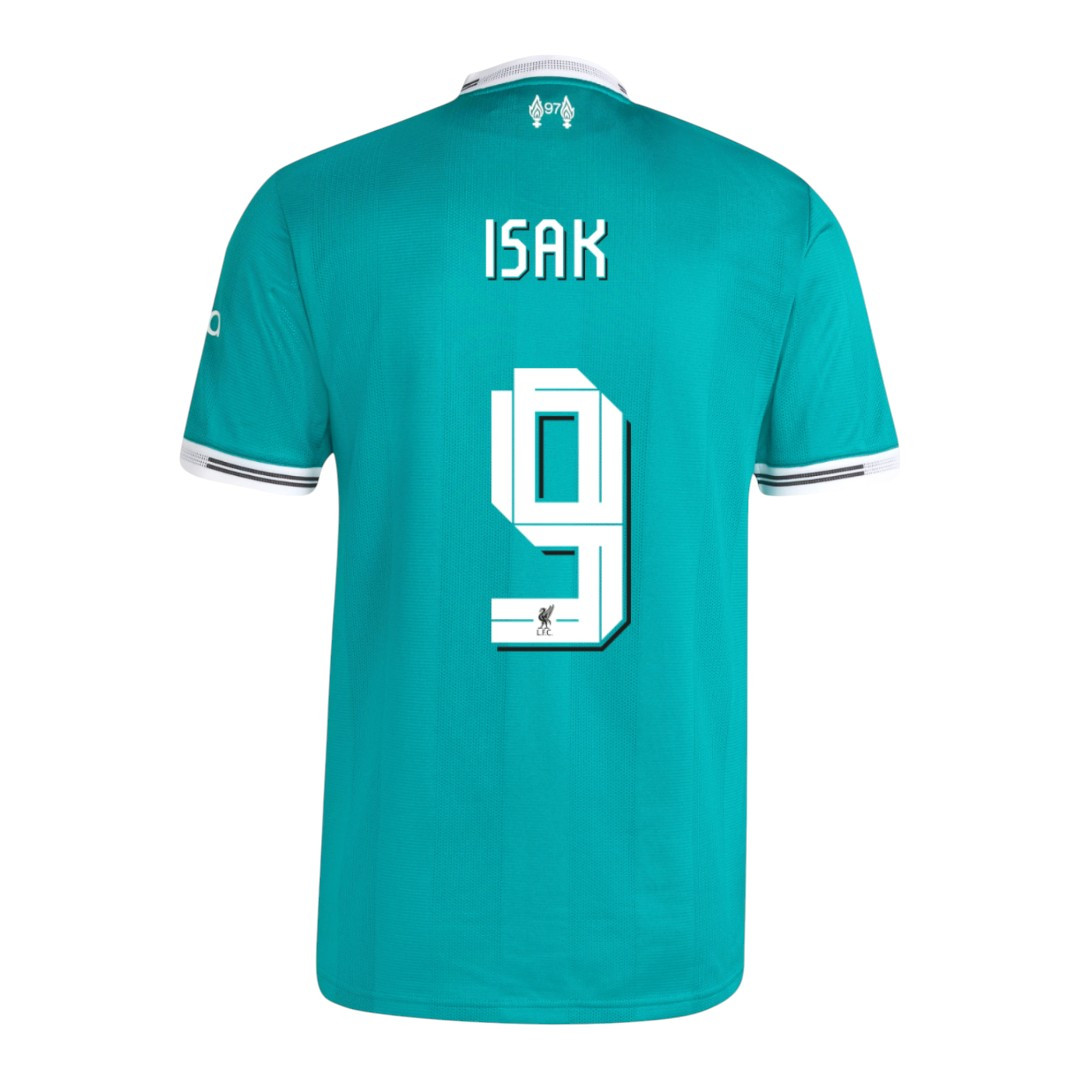ISAK #9 Liverpool 25/26 Authentic Men's Third Shirt - Liverpool Font