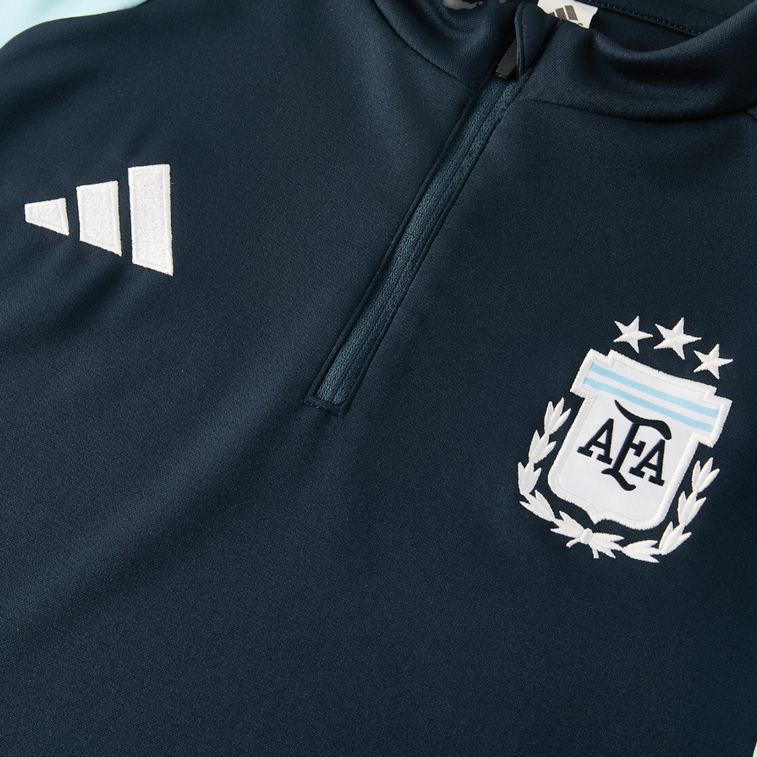 Argentina 2026 Men's Navy Short Zip Tracksuit