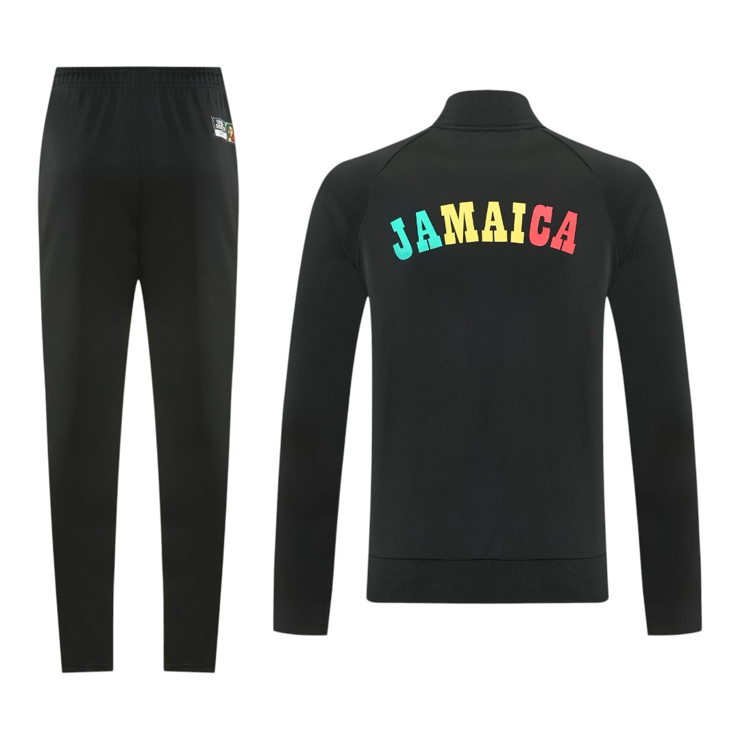 Jamaica 2026 Men's Black Long Zip Jacket