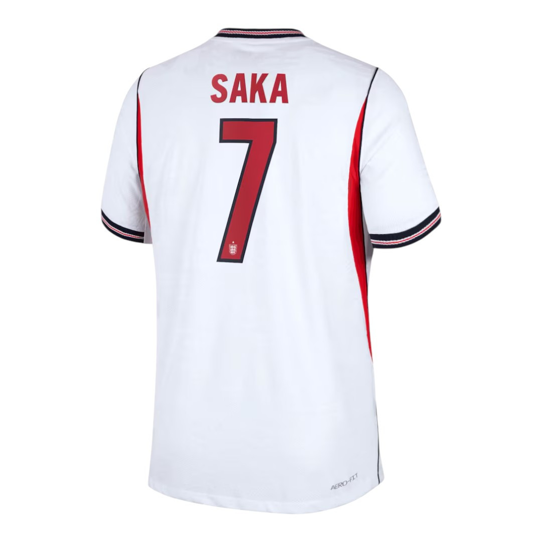 SAKA #7 England 2026 Authentic Men's Home Shirt