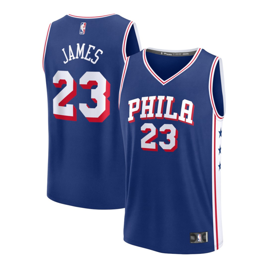 JAMES #23 Philadelphia 76ers 26/27 Men's Fast Break Jersey - Icon