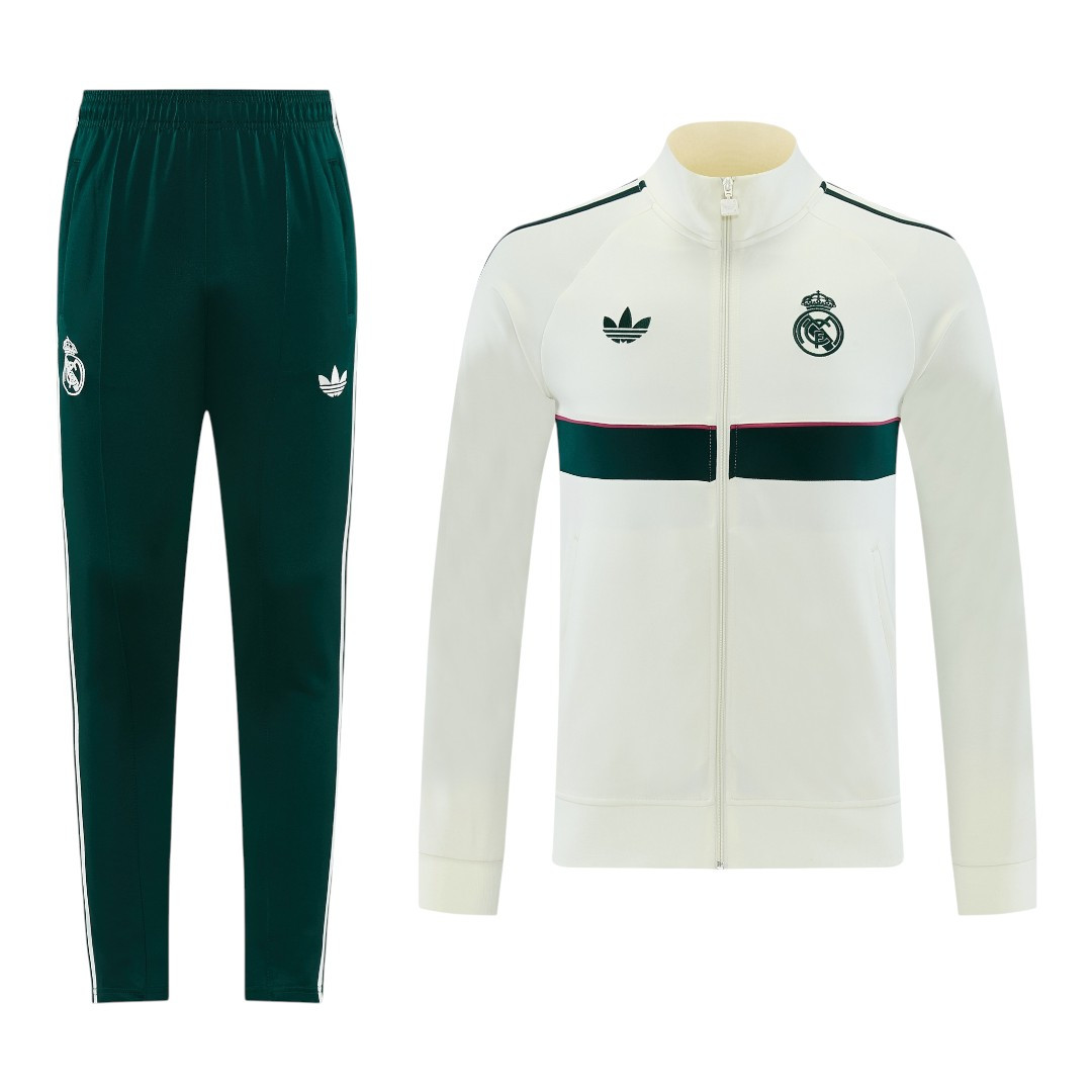 Real Madrid 26/27 Men's White-Green Jacket