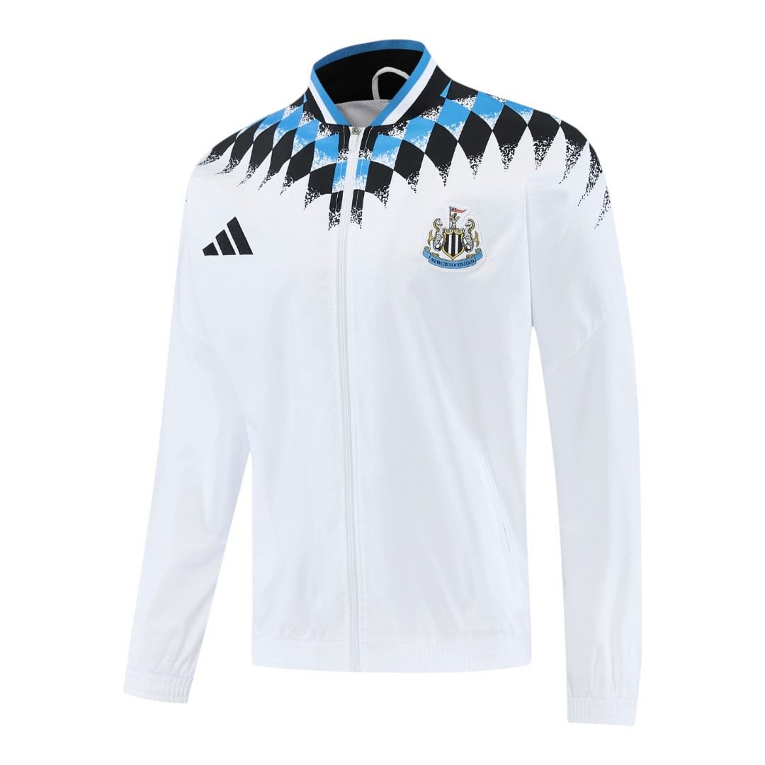 Newcastle United 26/27 Men's White Stadium Windbreaker