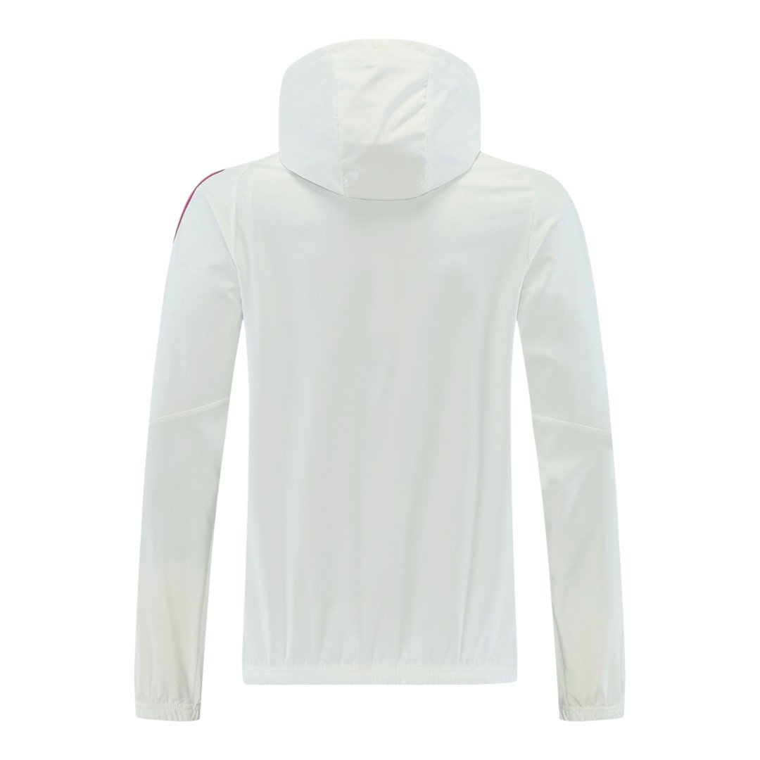 Real Madrid 26/27 Men's White-Pink Hoodie