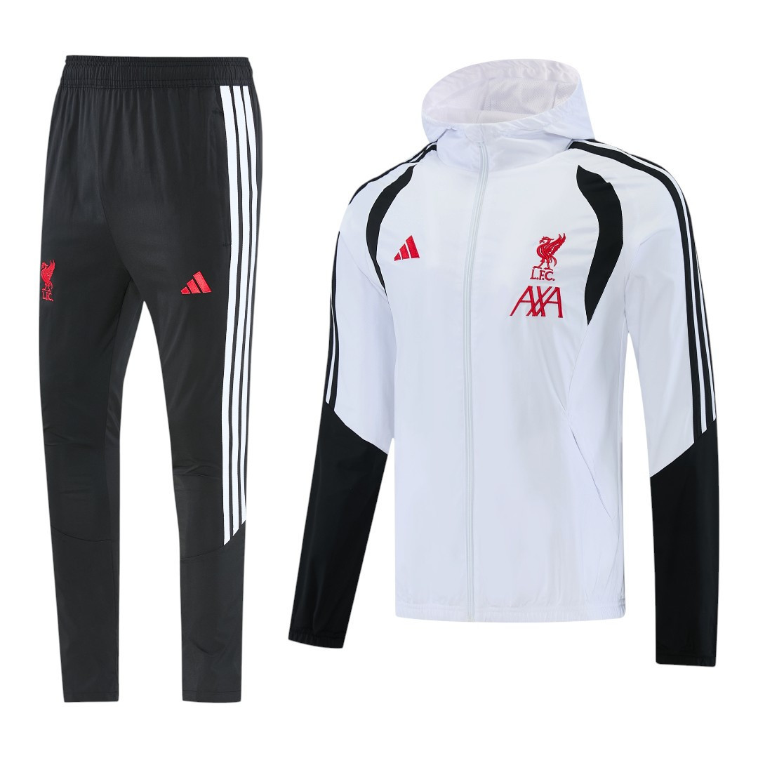 Liverpool 26/27 Men's White Hoodie Windbreaker
