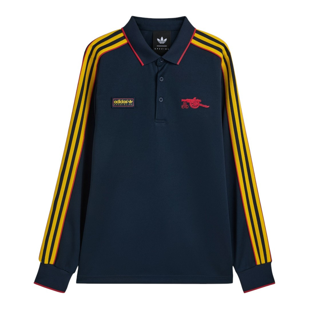 Arsenal x SPZL FC Men's Long Sleeve Polo Shirt