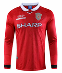 Manchester United 99/00 Men's Home Long Sleeve Retro Shirt
