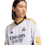 VINI JR #7 Real Madrid 23/24 Men's Home Long Sleeve Shirt