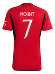 MOUNT #7 Manchester United 23/24 Stadium Men's Home Shirt - Man United Font