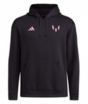 Messi Name & Number Fleece Pullover Black Hoodie