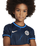 PALMER #20 Chelsea 23/24 Kid's Away Shirt and Shorts - Chelsea Font
