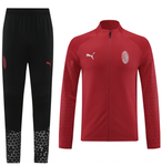 AC Milan 23/24 Men's Red Long Zip Jacket