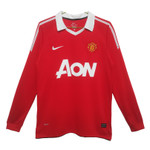 Manchester United 10/11 Men's Home Retro Long Sleeve Shirt