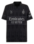 AC Milan X Pleasures 23/24 Authentic Men's Dark Shirt