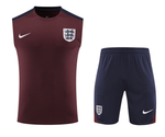 England 2024 Men's Bordeaux Training Tank Top