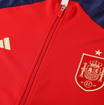 Spain 24/25 Men's Red Long Zip Jacket