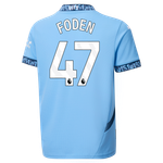 FODEN #47 Manchester City 24/25 Kid's Home Shirt and Shorts - PL Font