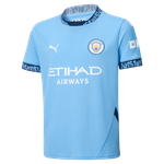 HAALAND #9 Manchester City 24/25 Kid's Home Shirt and Shorts - Man City Font