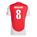 ØDEGAARD #8 Arsenal 24/25 Stadium Men's Home Shirt - Arsenal Font