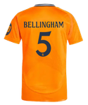 BELLINGHAM #5 Real Madrid 24/25 Stadium Men's Away Shirt