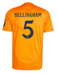 BELLINGHAM #5 Real Madrid 24/25 Authentic Men's Away Shirt