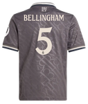 BELLINGHAM #5 Real Madrid 24/25 Kid's Third Shirt and Shorts