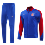 Barcelona 24/25 Men's Blue Long Zip Jacket