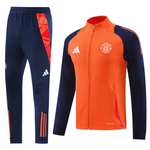 Manchester United 24/25 Men's Orange Long Zip Jacket