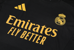 Real Madrid 24/25 Men's Black-Gold Training Tank Top