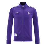 Real Madrid 24/25 Men's Originals Purple Long Zip Jacket