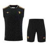 Manchester United 25/26 Men's Black-Gold Terrace Icon Tank Top