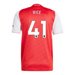 RICE #41 Arsenal 25/26 Authentic Men's Home Shirt - PL Font