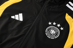 Germany 2026 Men's Black Long Zip Windbreaker
